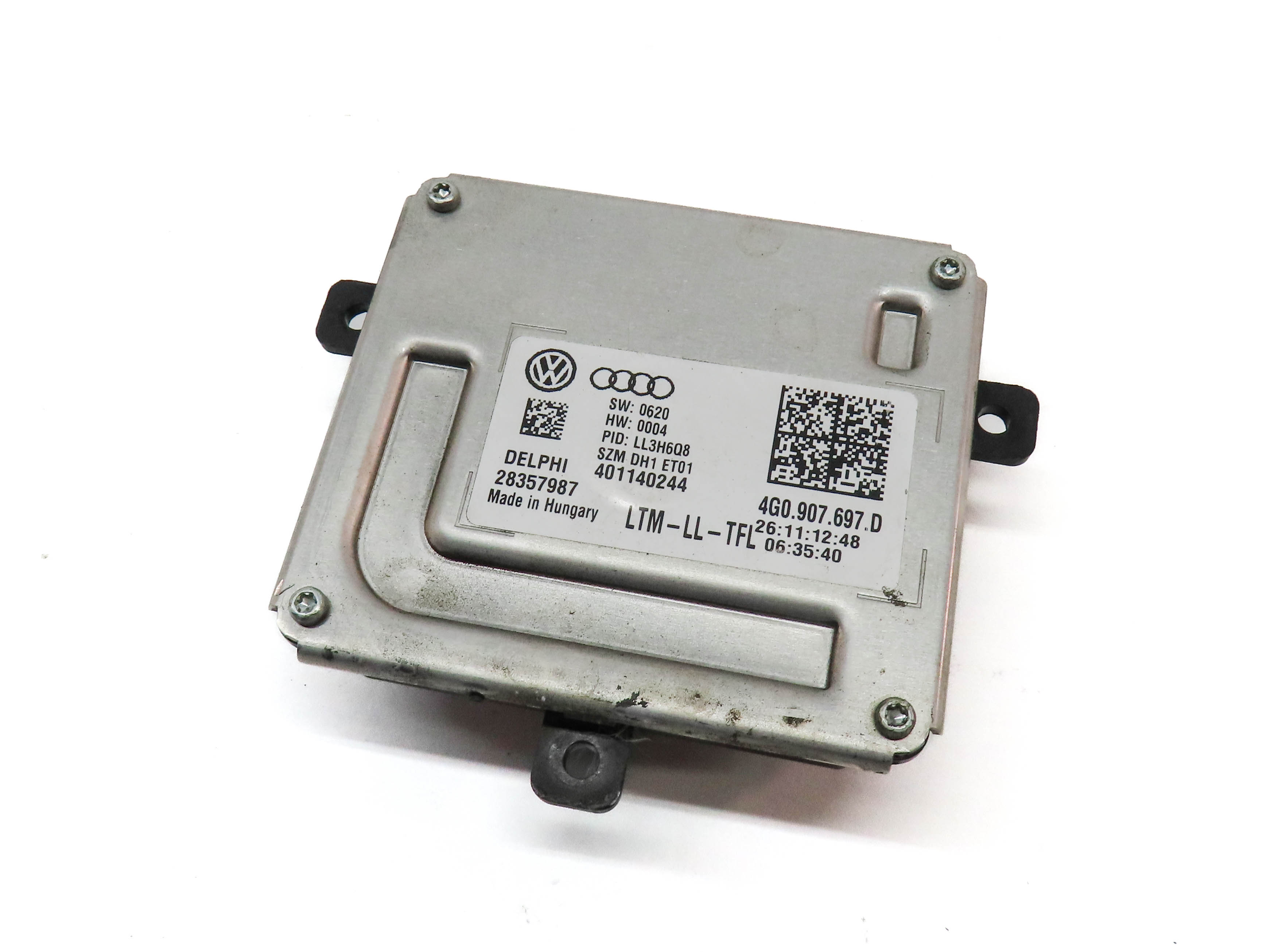 13 AUDI S4 B8 8K FRONT LEFT DRIVER DRL LIGHT LAMP CONTROL BALLAST MODULE — exact item pictured